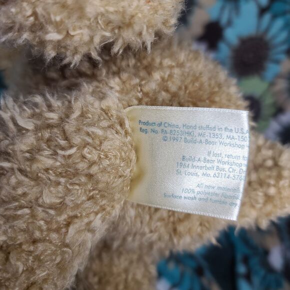 Vintage BABW curly bear - Picture 3 of 3